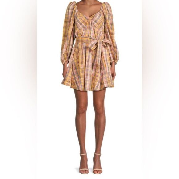 TANYA TAYLOR
Xena Plaid Mini Dress NWT Size 14 - Picture 1 of 14